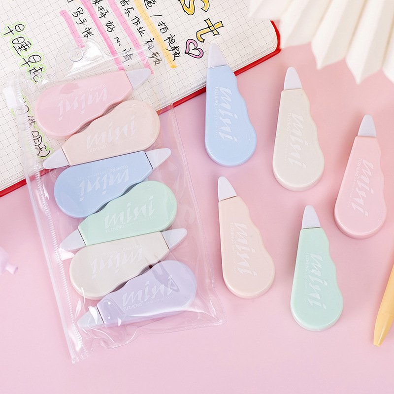 Correction Tape Roller - 6Pcs/set Cute Macaron Color Correction Tape,Instant