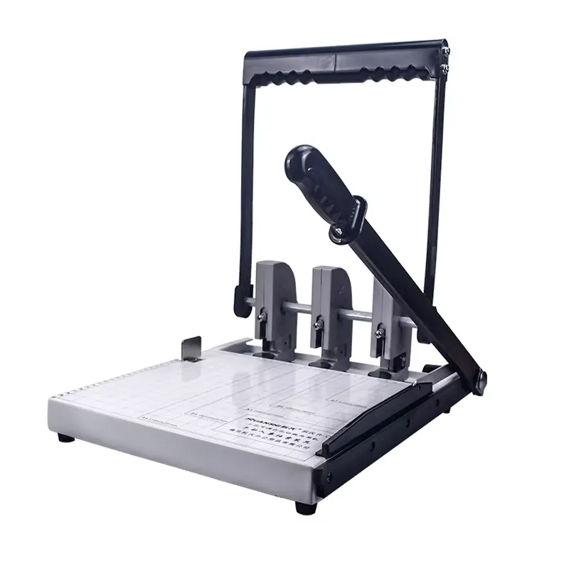 Paper Punch 3 Hole - 3-Hole Punch with Paper Cutter R-CF