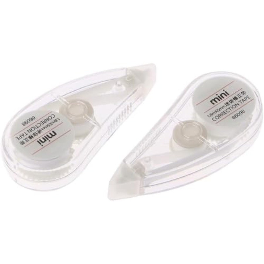 Correction Tape Roller - 2 Pcs White Cute Correction Tape