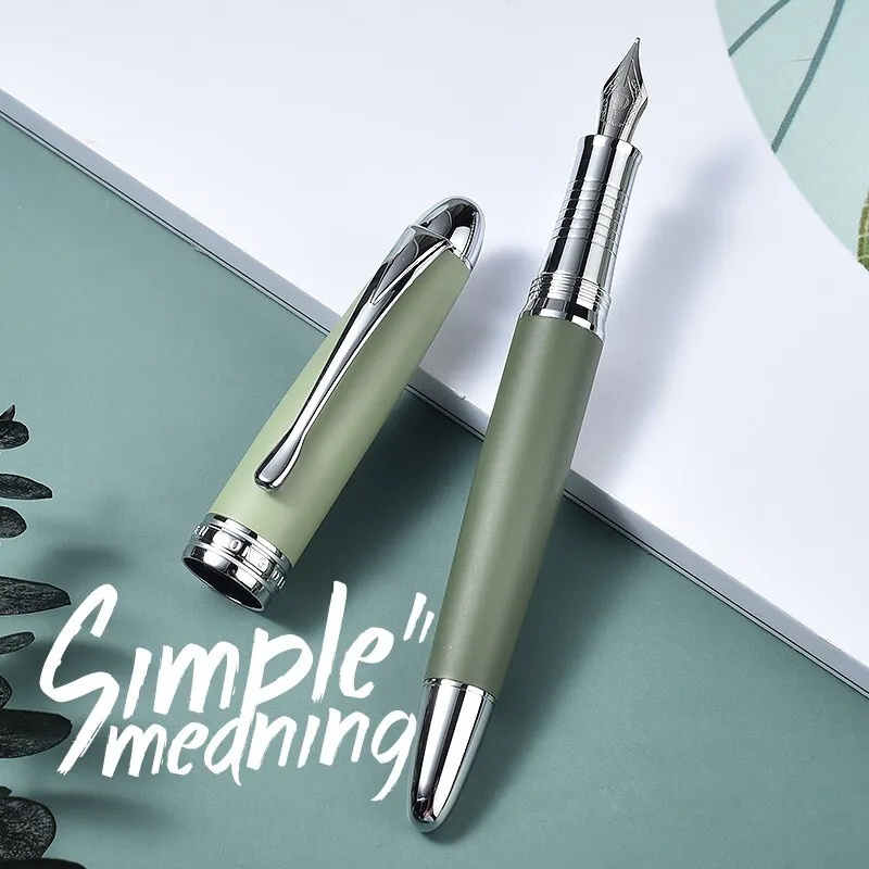 Office Stationery Supply Business - Hongdian 5019 Fountain Pen Morandi Iridium