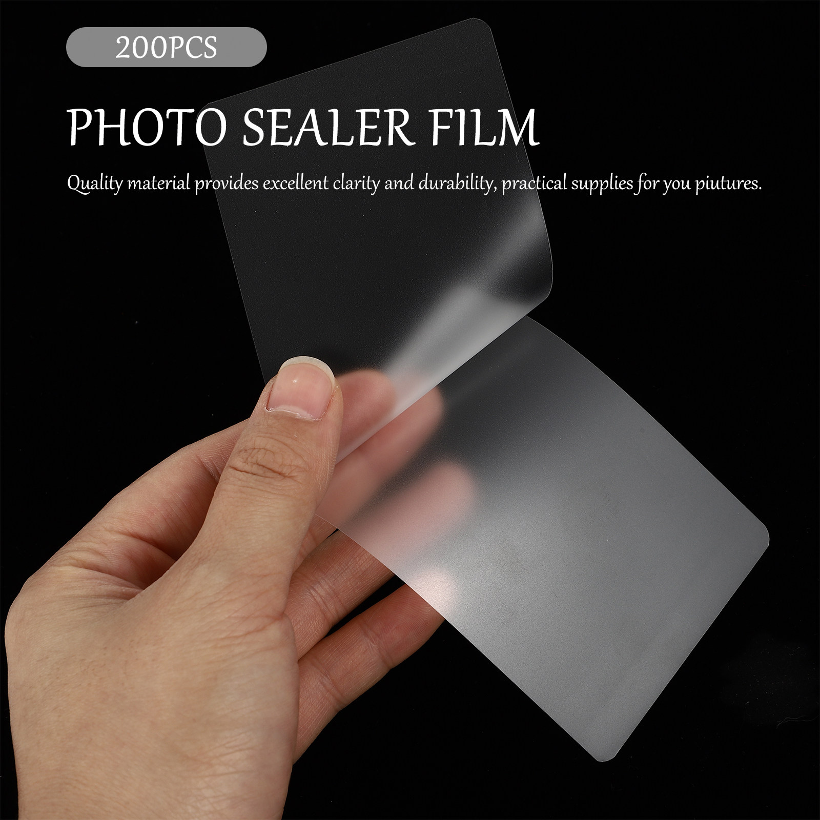 Document Laminator Pouch - 200 pcs Laminating Sheets Waterproof Protective