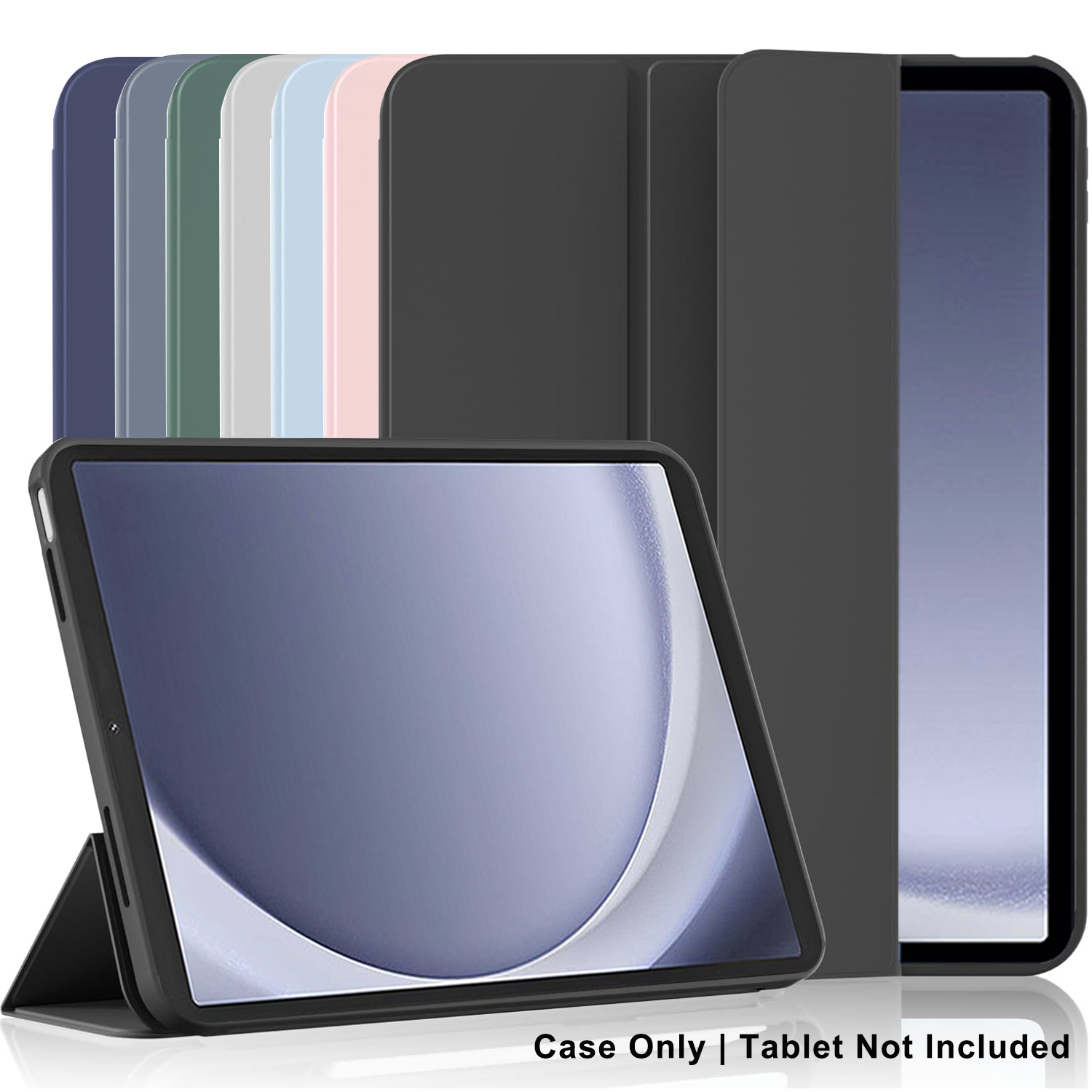 Sticky Note Cube - Tri-fold Flip Case For Samsung Galaxy