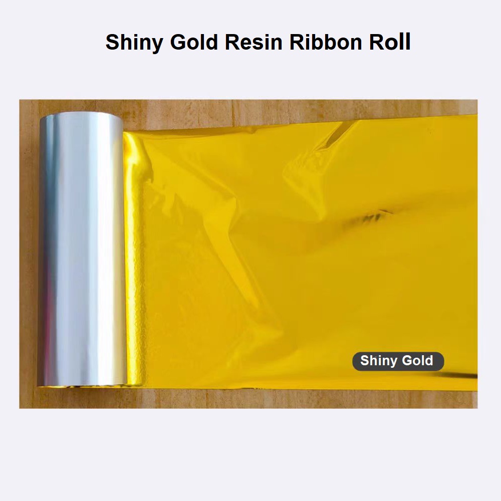 Self Inking Stamp - Bright Gold Foil Resin Ribbon 50-110mm