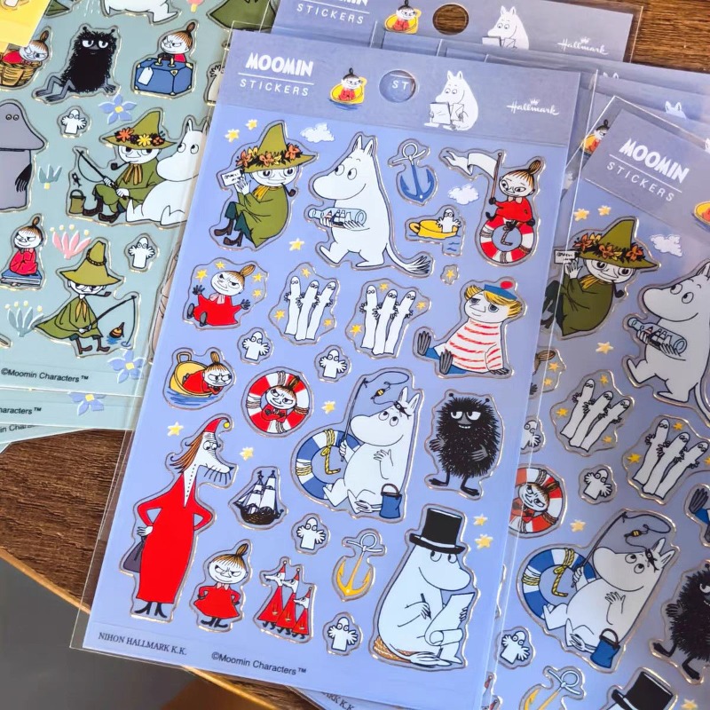 Memo Pad Sticky - Moomin Cartoon Decorative Stickers DIY Craft