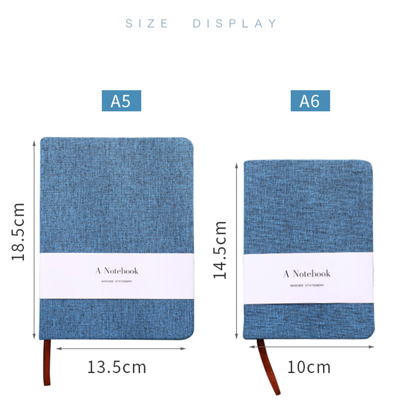 Fabric Cloth Cover Notebook A5 - Notebook Dotted A5 ulasan dan harga