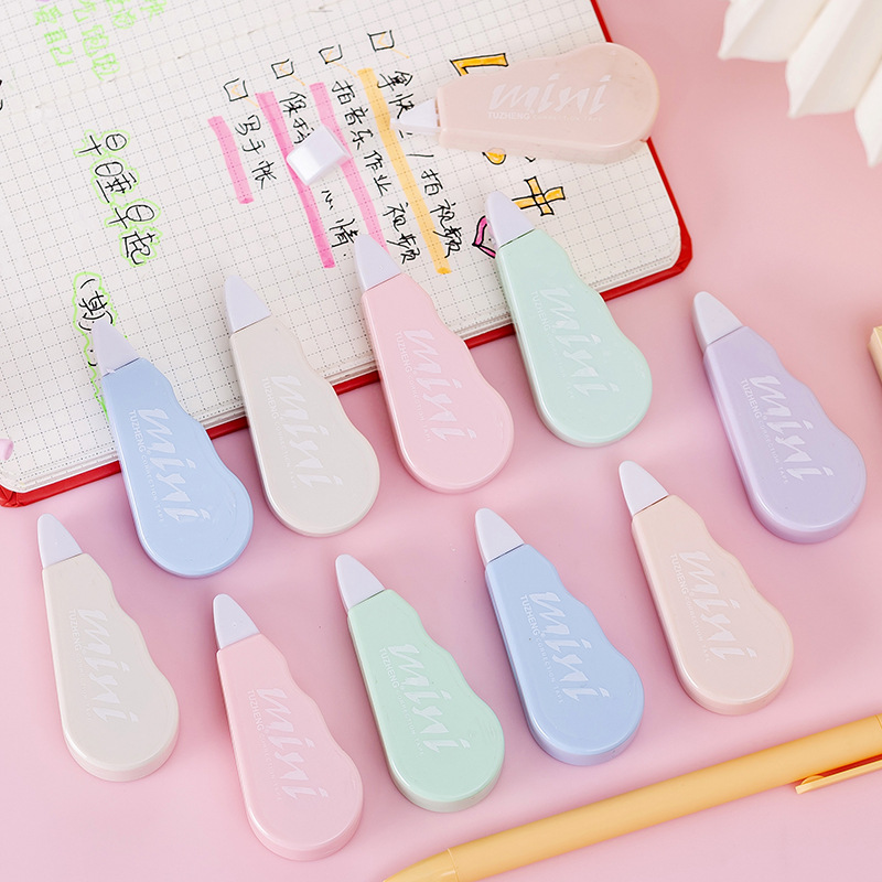 6Pcs/set Cute Macaron Color Co - Correction Tape Roller ulasan dan harga