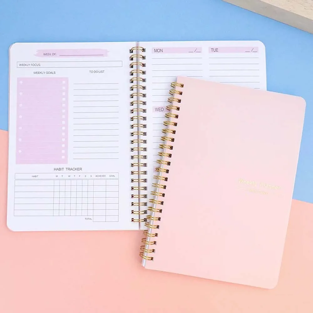 A5 Weekly Planner Coil Daily P - Planner Weekly Budget ulasan dan harga