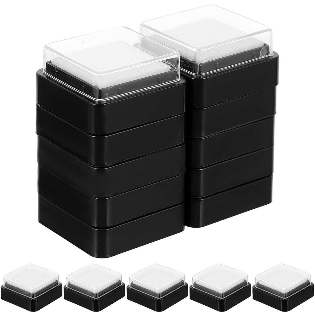 15pcs Ink Pads Ink Pads Blank  - Self Inking Stamp ulasan dan harga