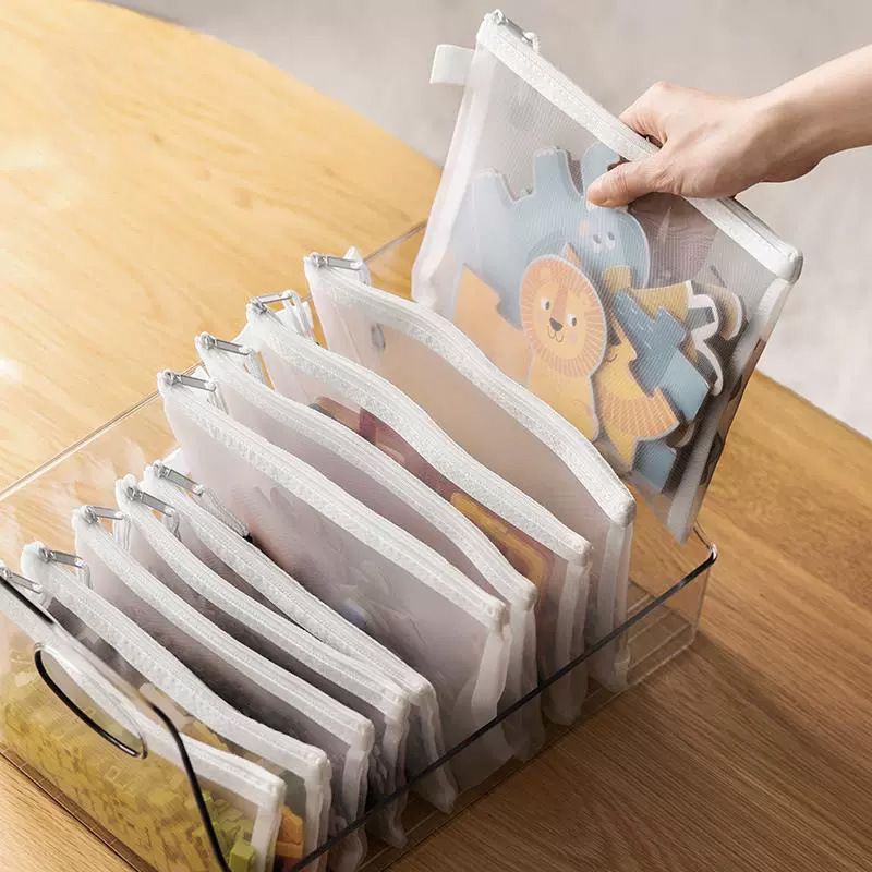 Mesh Zipper File Bag Waterproo - File Folder Hanging ulasan dan harga