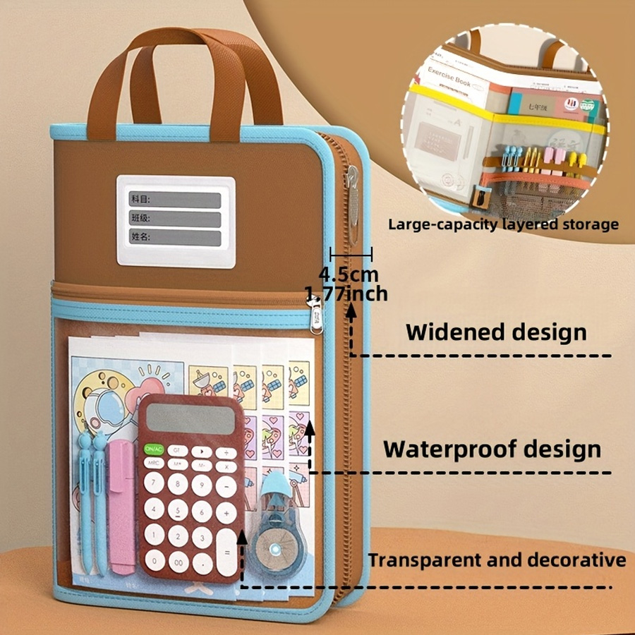 L-shaped A4 file bag, large op - Stationery Supplier ulasan dan harga
