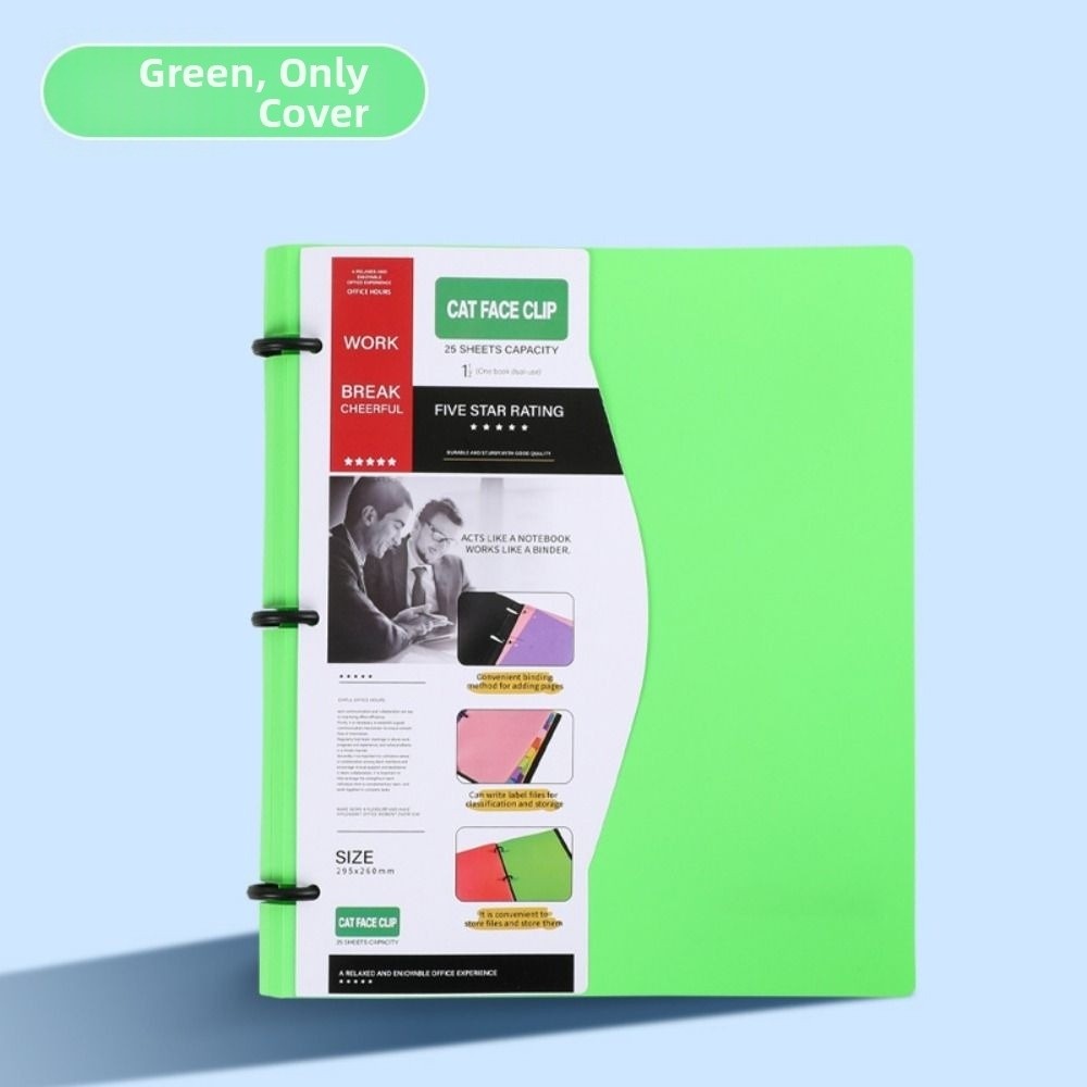 3 Ring Loose-leaf File Folder  - Paper Punch 3 Hole ulasan dan harga