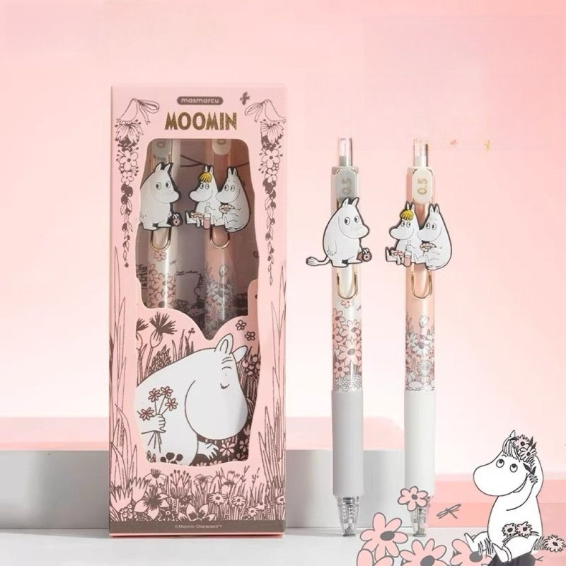 Moomin Cute Retractable Gel Pe - Stationery Supplier ulasan dan harga