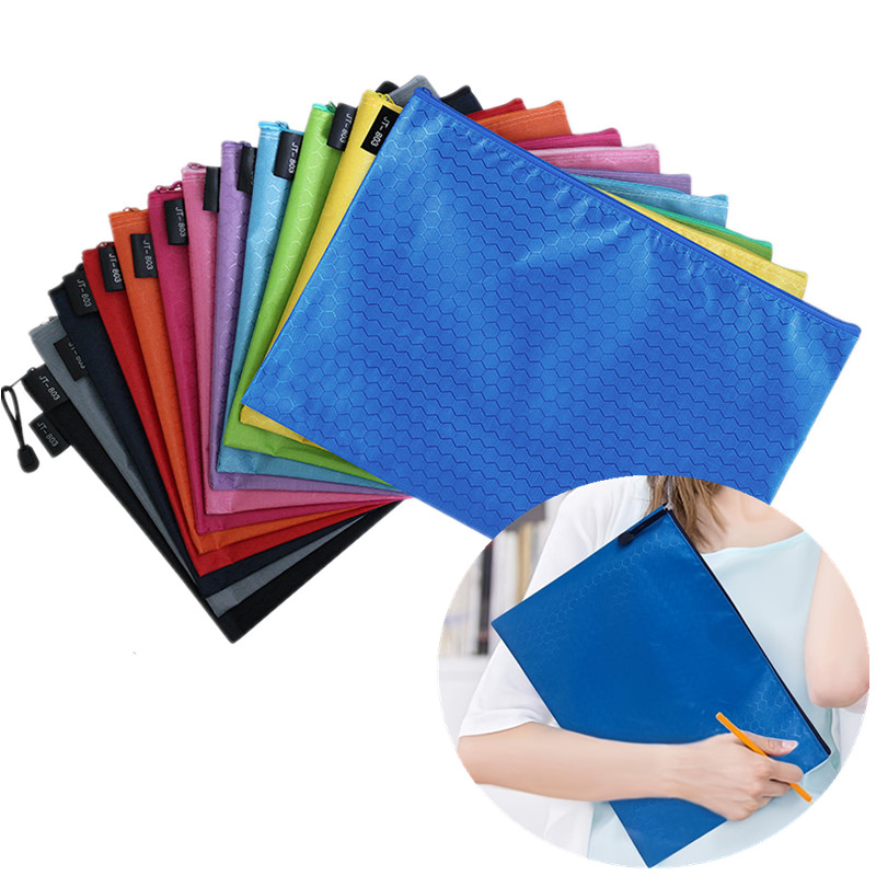 large capacity A4 Zipper Bag W - File Folder Hanging ulasan dan harga