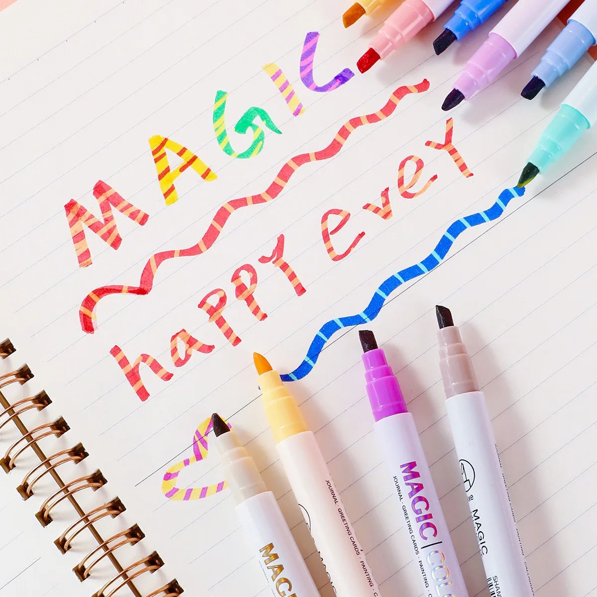 Double-ended Magic Color Chang - Highlighter Set Pastel ulasan dan harga