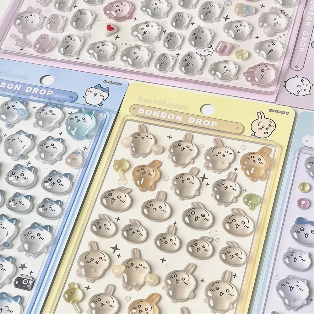 3D Cute 1/4pcs Crystal Sticker - Memo Pad Sticky ulasan dan harga