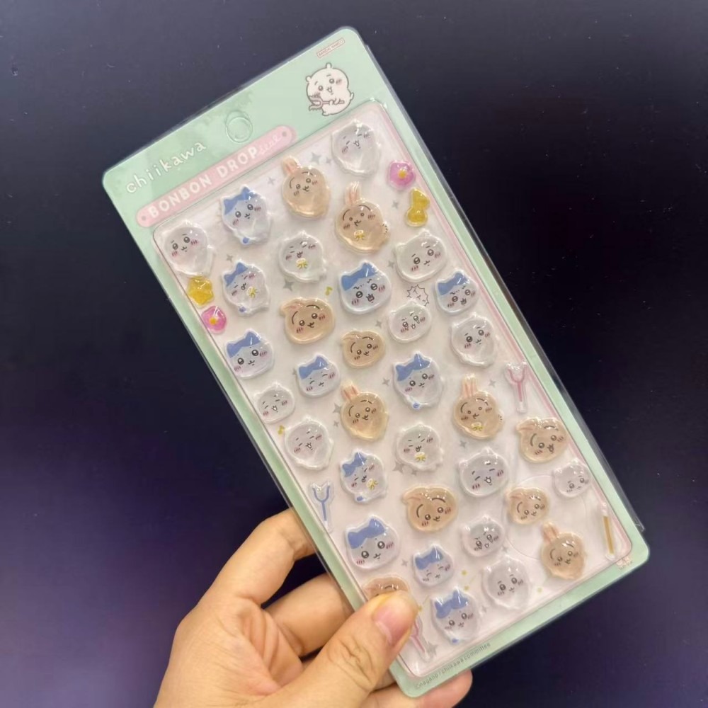 3D Cute 1/4pcs Crystal Sticker - Memo Pad Sticky ulasan dan harga