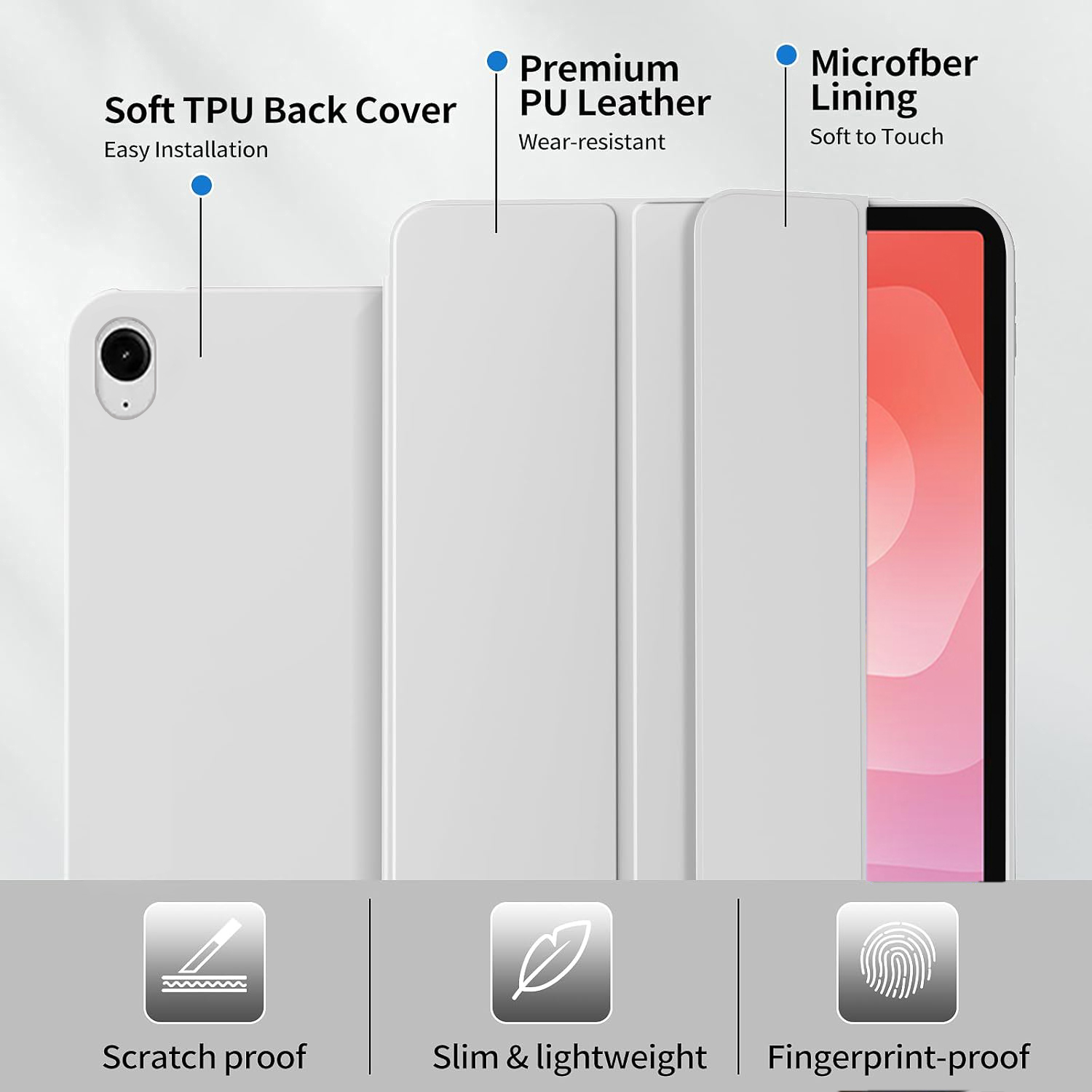 Tri-fold Flip Case For Samsung - Sticky Note Cube ulasan dan harga