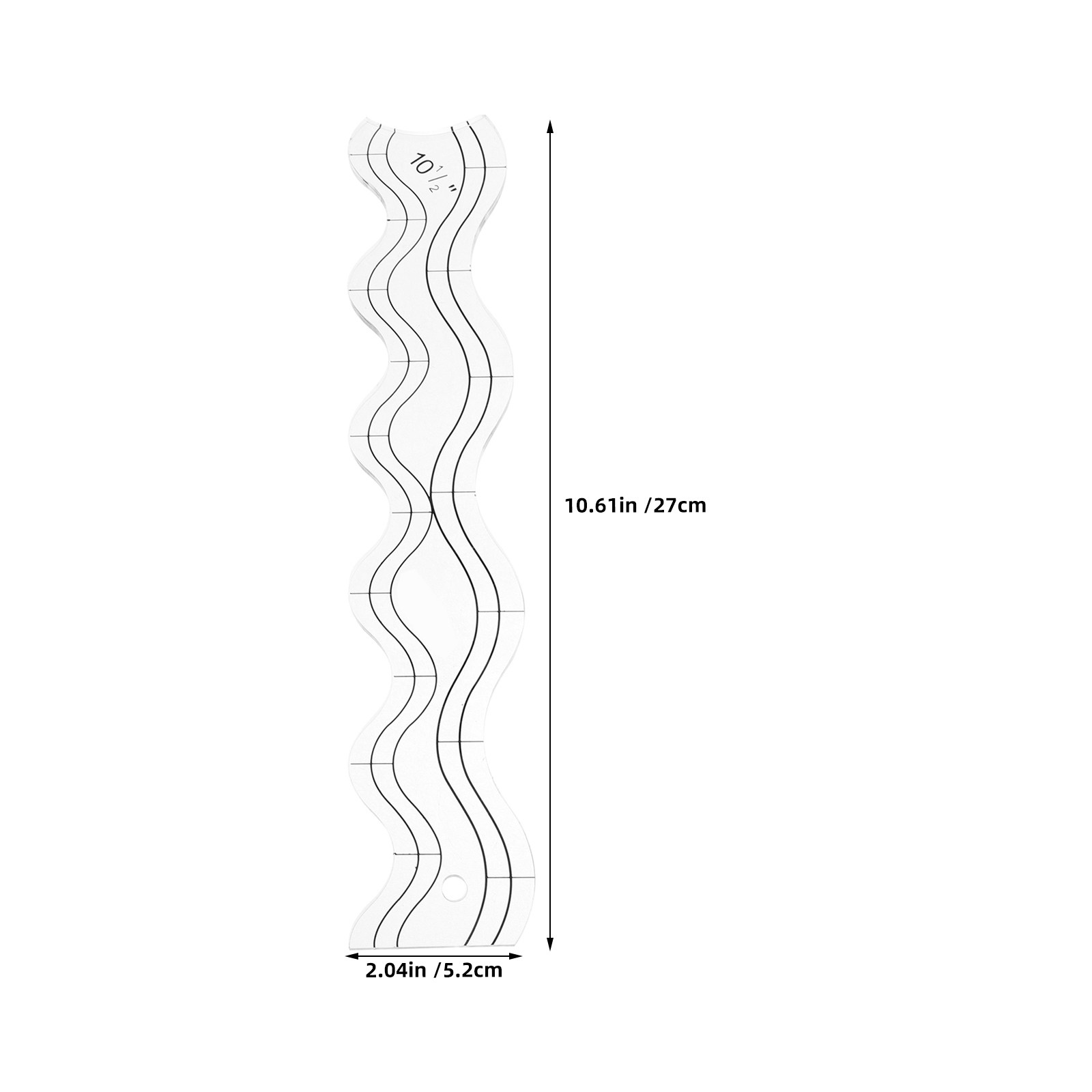 2Pcs Quilting Ruler Set Transp - Ruler Set Transparent ulasan dan harga