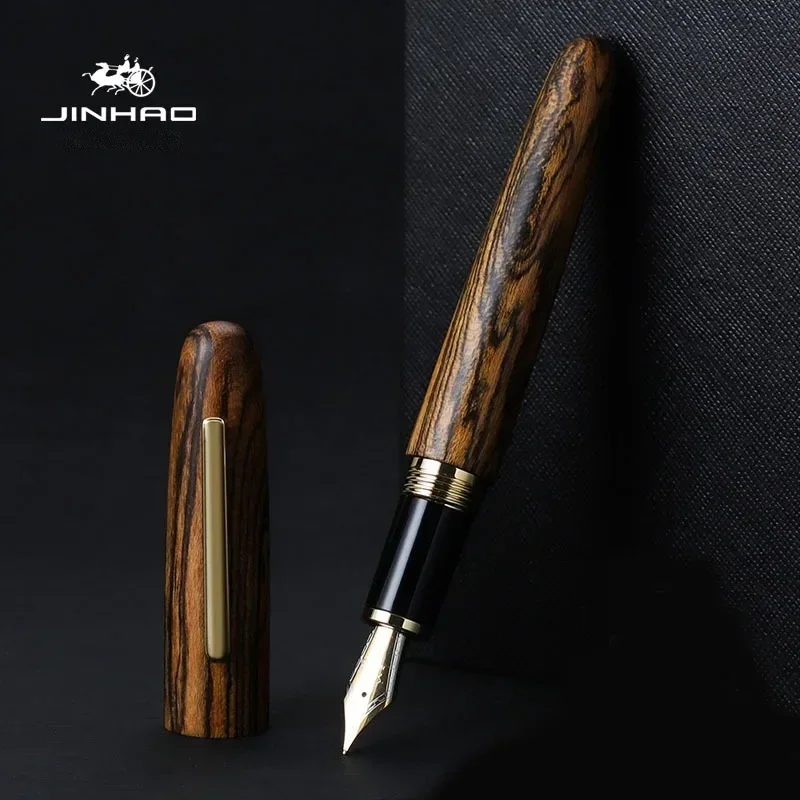 Jinhao 9056 Natural Wood Handm - Office Stationery Supply Business ulasan dan harga