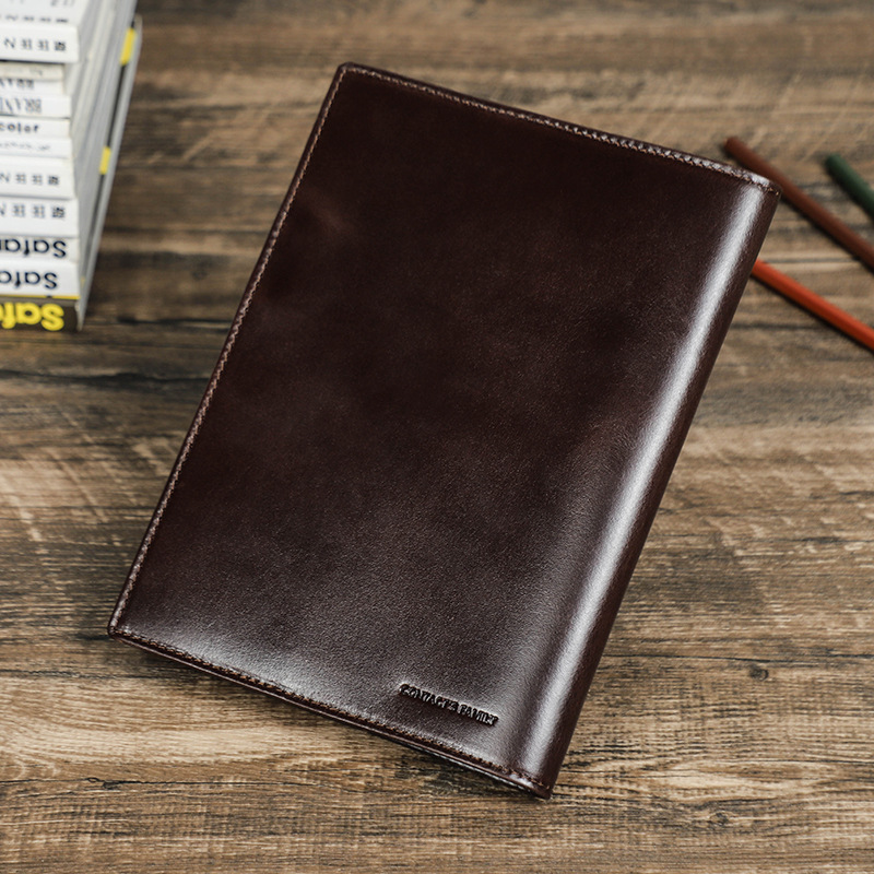 Genuine Leather Handmade A5 La - Office Stationery Supply Business ulasan dan harga