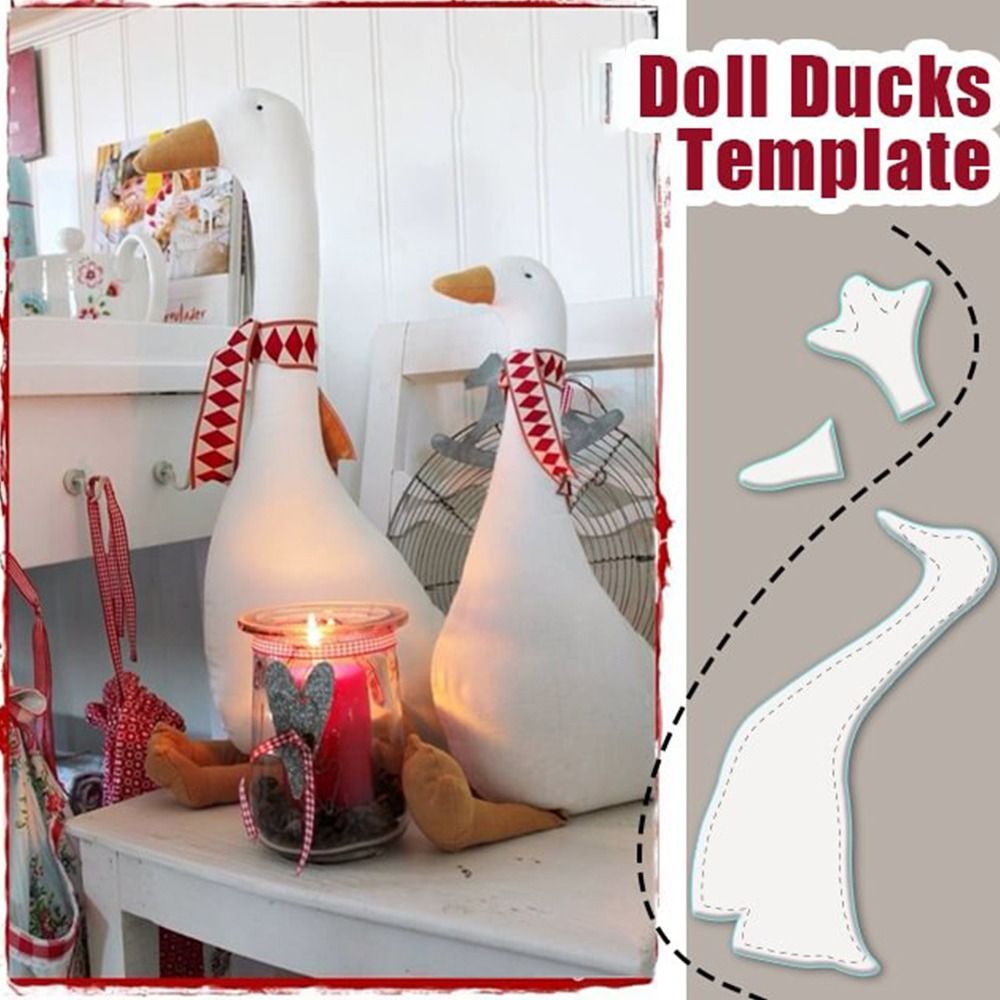 Transparent Doll Ducks Decor T - Ruler Set Transparent ulasan dan harga