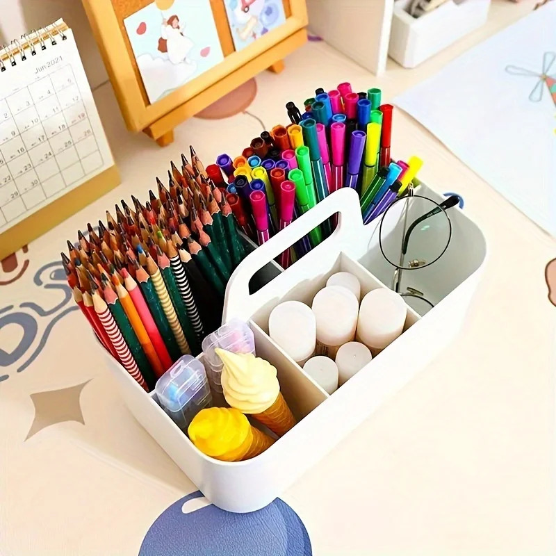 Portable 5-Compartment Storage - Ideal Stationery & Office Supply ulasan dan harga