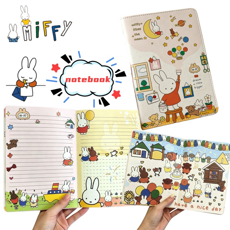 New B6 Miffy Cute Notebook Ill - Stationery Supplier ulasan dan harga