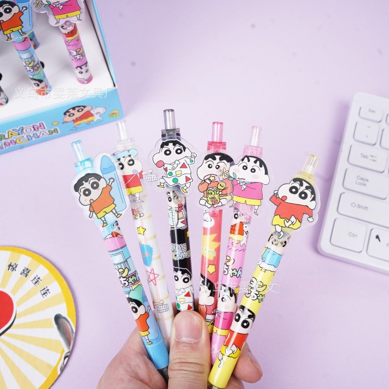 48pcs/box Crayon Shinchan Poin - Stationery Supplier ulasan dan harga