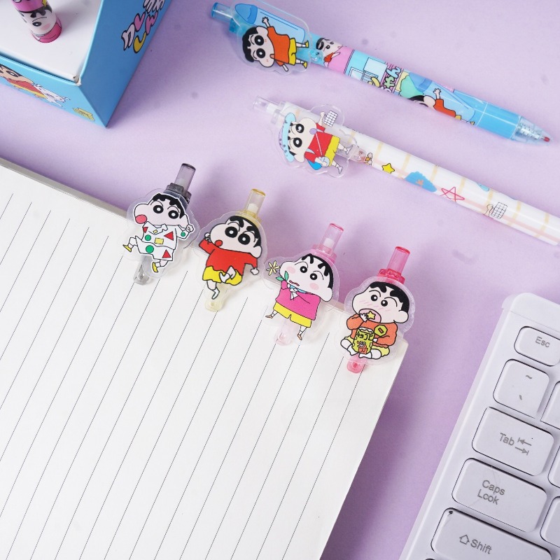 48pcs/box Crayon Shinchan Poin - Stationery Supplier ulasan dan harga