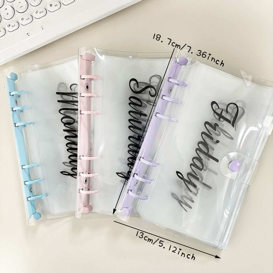 SKYSONIC 1 Set A6 Macarone Bin - Planner Weekly Budget ulasan dan harga