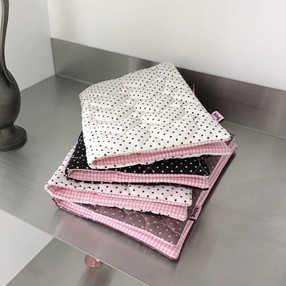 Ins Quilted Cotton A5 Book Cov - Notebook Dotted A5 ulasan dan harga