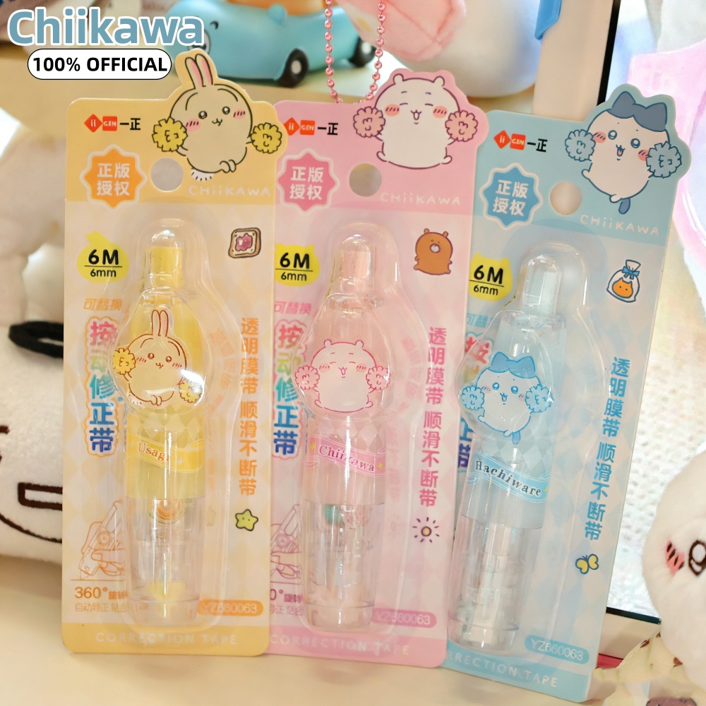 Genuine Chiikawa Kawaii Push C - Correction Tape Roller ulasan dan harga