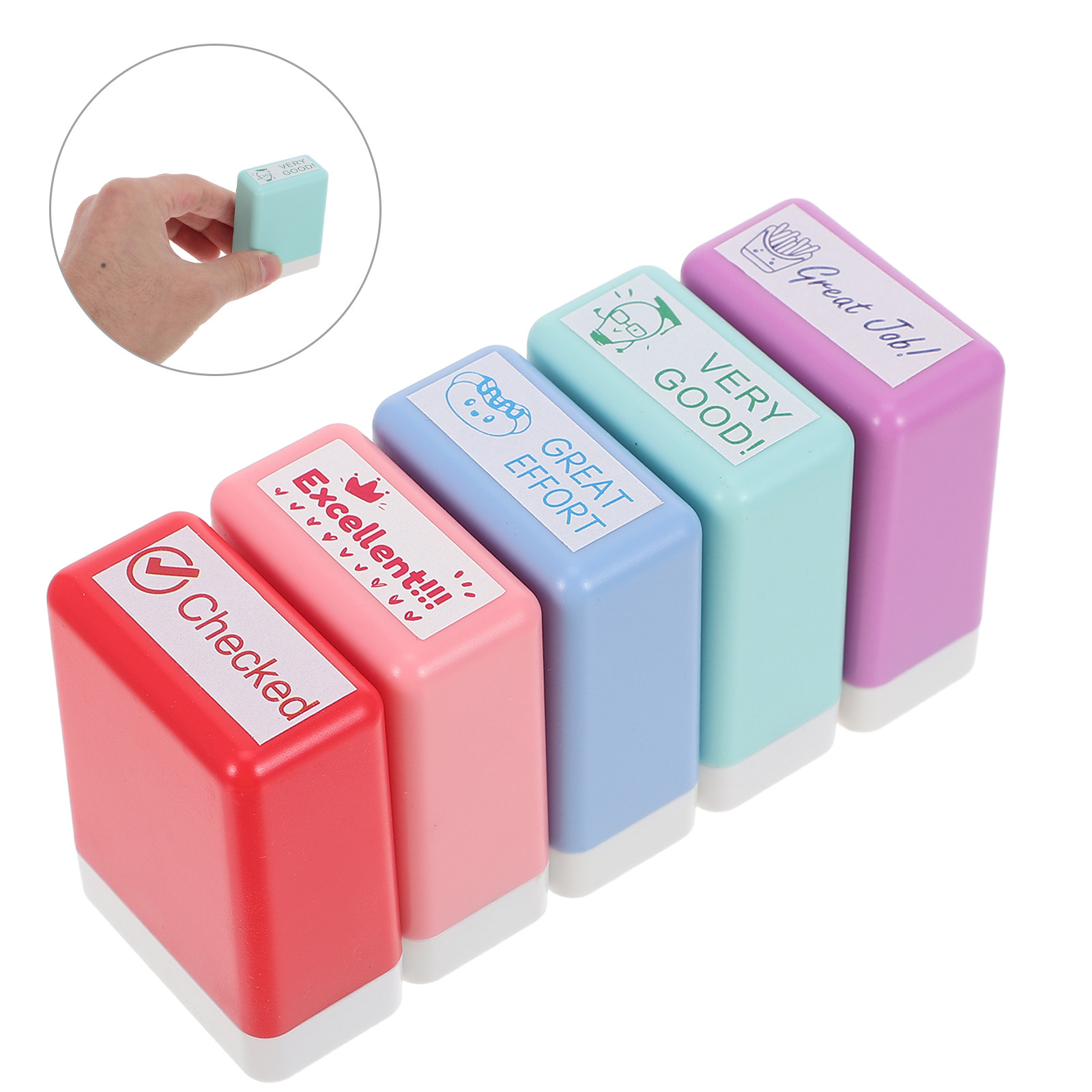 1Set Teacher Reward Stamp Set  - Self Inking Stamp ulasan dan harga