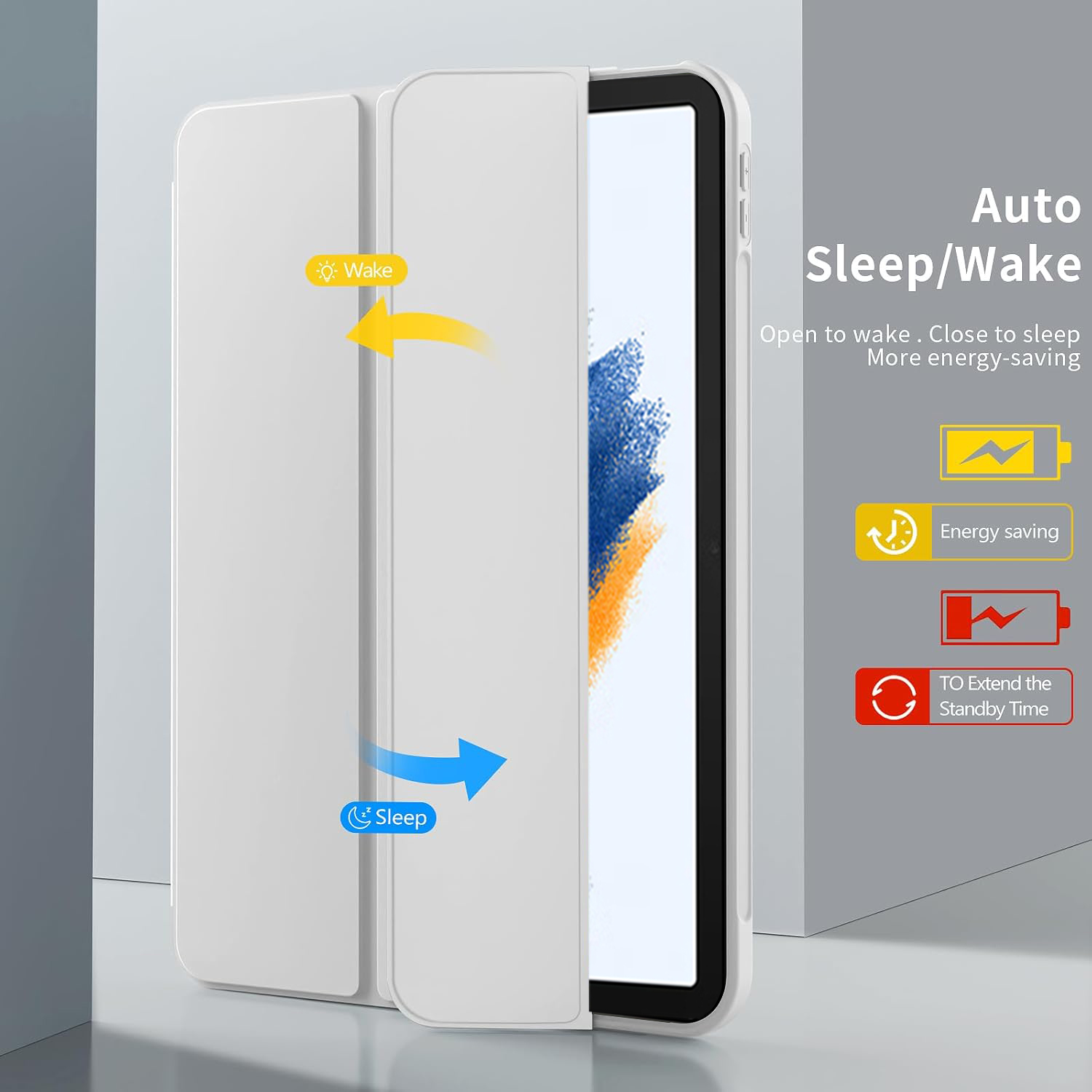 Tri-fold Flip Case For Samsung - Sticky Note Cube ulasan dan harga