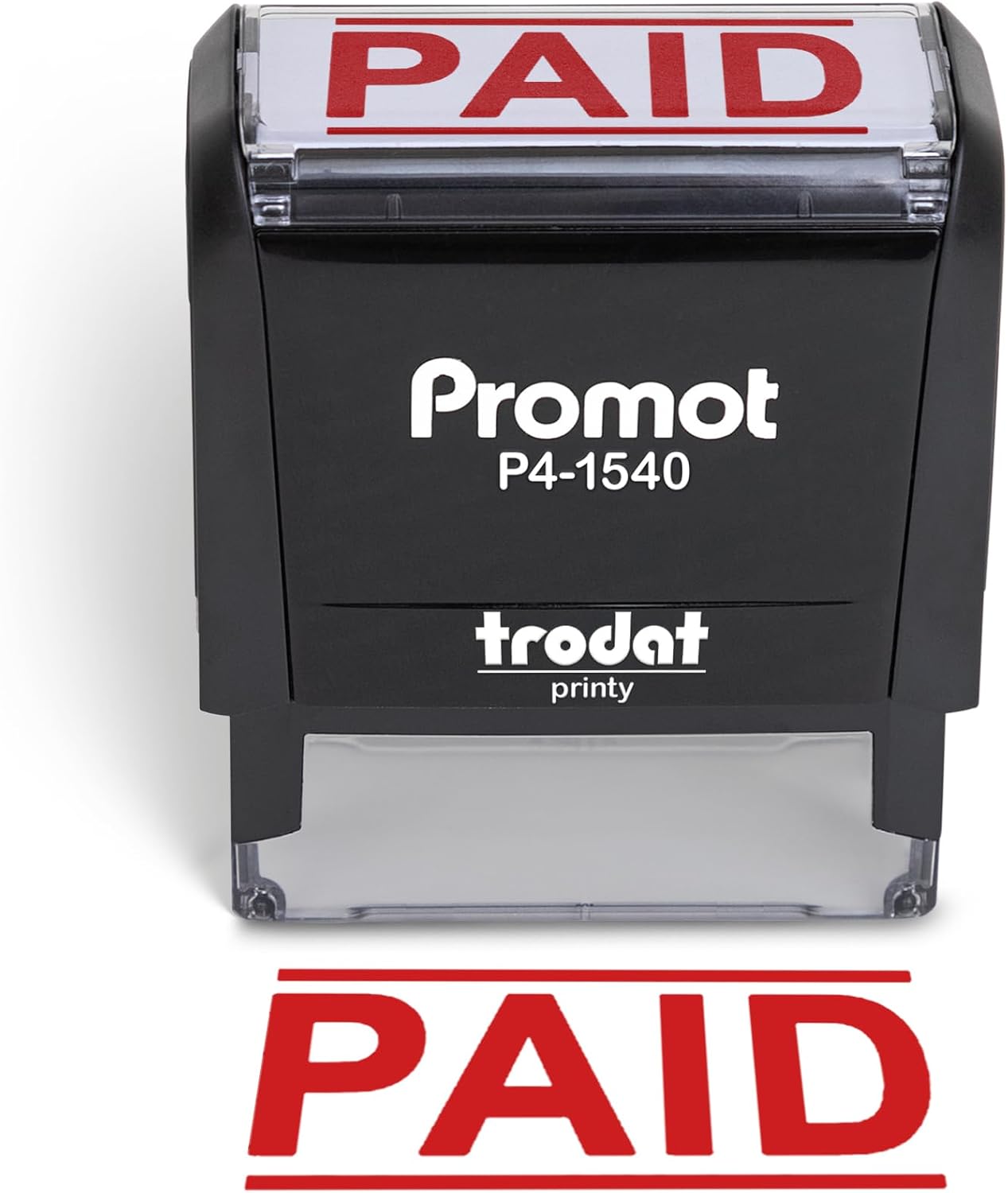 Self-Inking Paid Stamp Red Ref - Self Inking Stamp ulasan dan harga