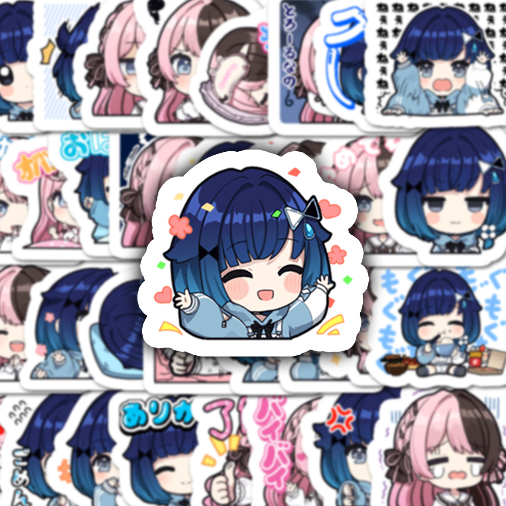 32pcs Cute Tsumugi Kokage And  - Memo Pad Sticky ulasan dan harga