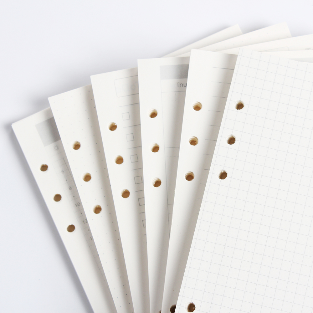 Classic 6 holes binder noteboo - Notebook Dotted A5 ulasan dan harga