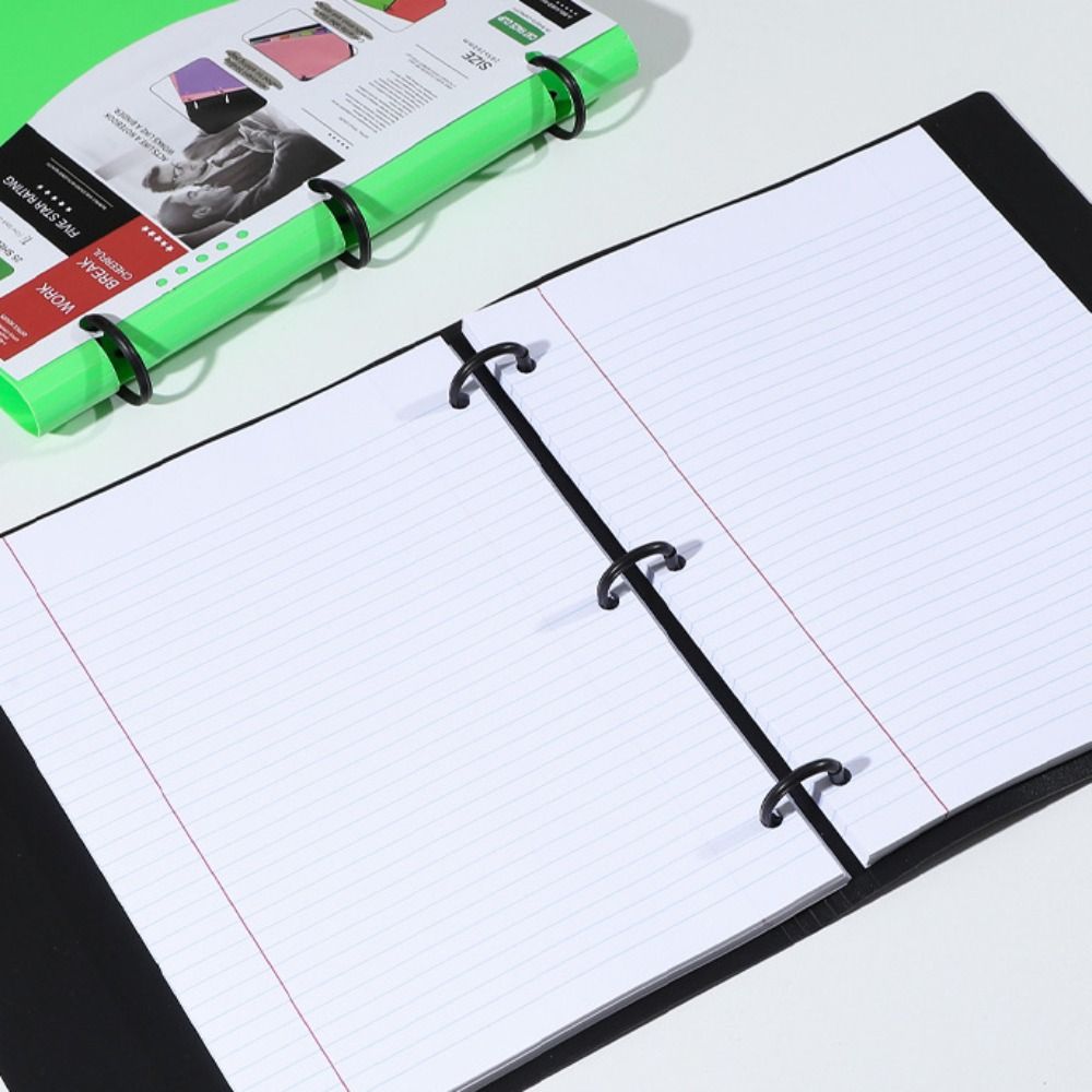 3 Ring Loose-leaf File Folder  - Paper Punch 3 Hole ulasan dan harga