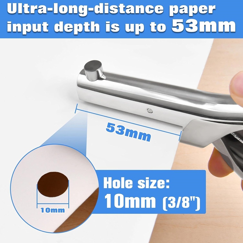 Deep Throat Heavy Duty Hand He - Paper Punch 3 Hole ulasan dan harga