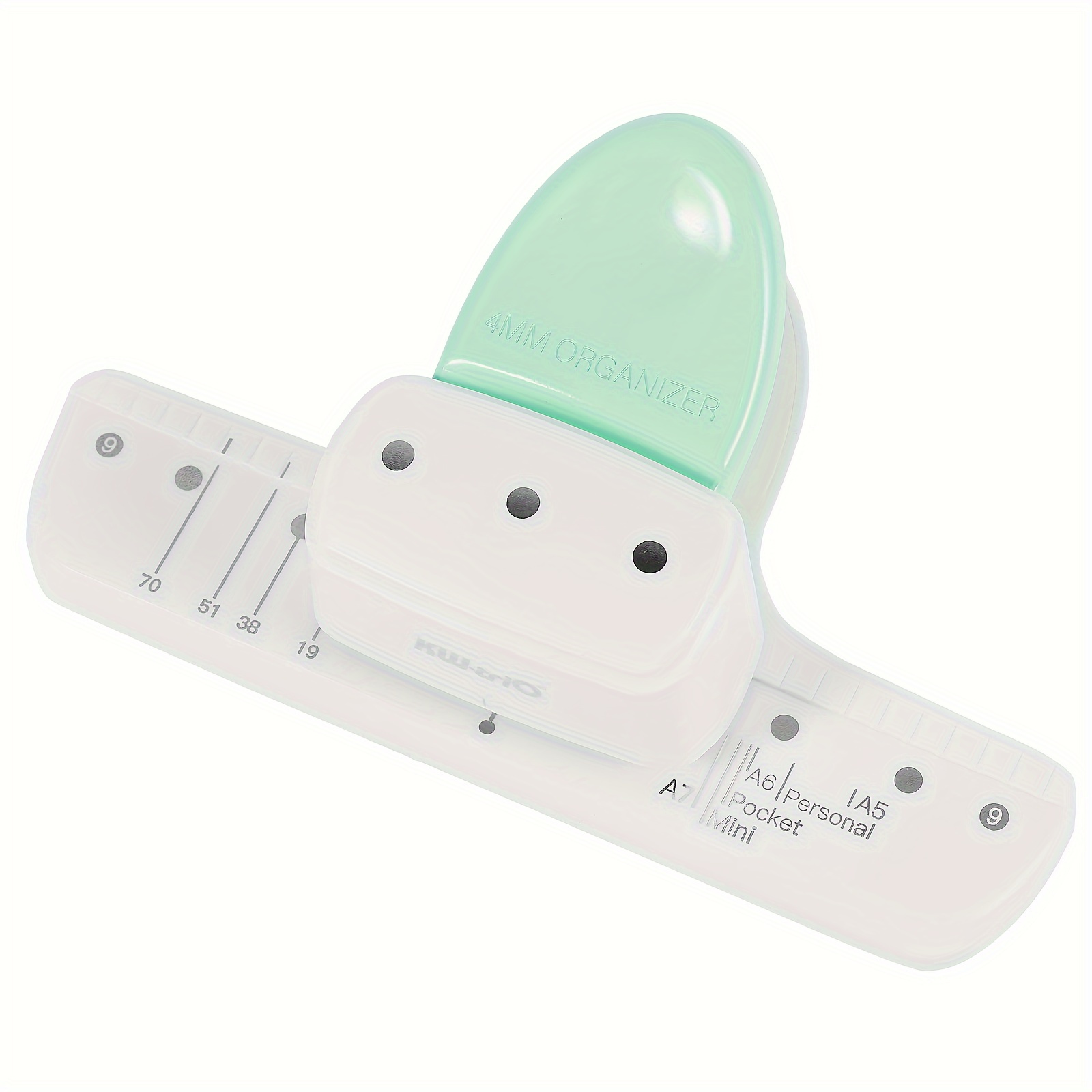 1pc Green 3-Hole Paper Punch,  - Paper Punch 3 Hole ulasan dan harga