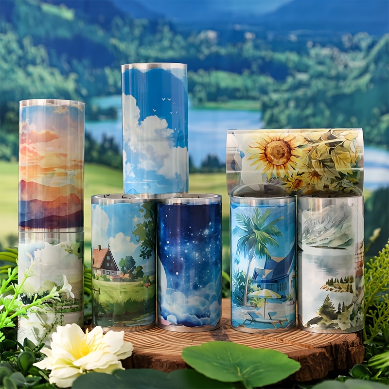 4Roll Landscape Pattern Decora - Memo Pad Sticky ulasan dan harga