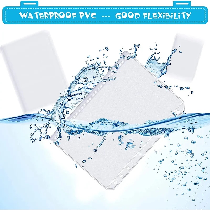 6-30PCS Binder Pockets A6 6-Ho - Planner Weekly Budget ulasan dan harga