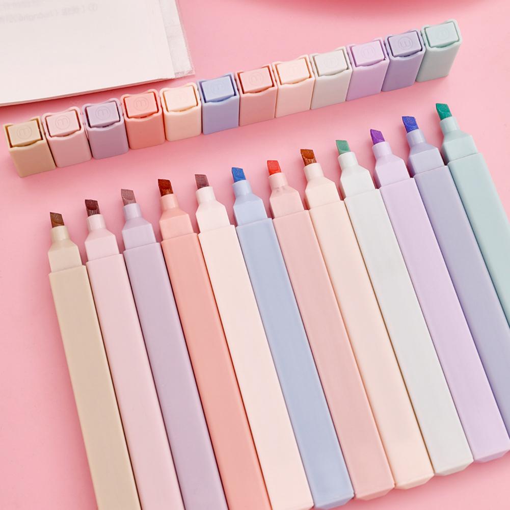 Colorful Highlighters 6pcs Pas - Highlighter Set Pastel ulasan dan harga